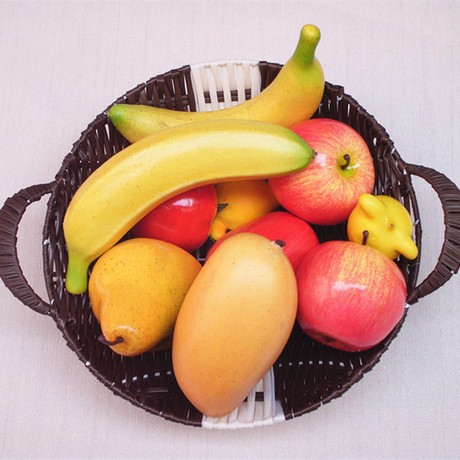 高仿真水果苹果梨香蕉橙子 假水果套装 影视道