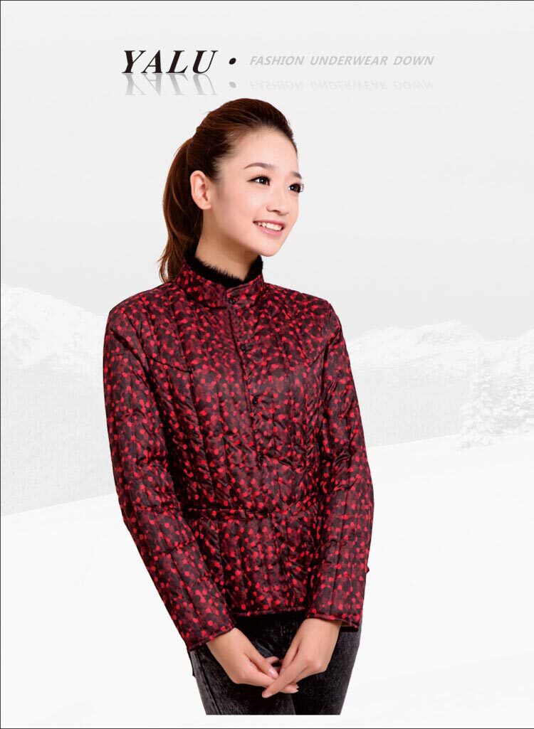 2013新款<em>雅鹿</em>无缝<em>羽绒服</em>羽绒<em>内胆女款</em>中老年