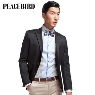  太平鸟男装春装新款 商务休闲西装/男士西服修身80212165019