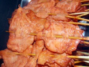  里脊肉 烧烤肉串 早餐 精品美食 手抓饼搭档 腌好