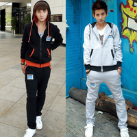 青少年<em>春秋</em>外套男生时尚潮款<em>卫衣男</em>韩版<em>连帽</em>卫