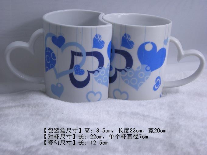 创意礼物 情侣 对杯 陶瓷杯 送男女友老公老婆 生日蓝心礼物 创意礼物 情侣 对杯 陶瓷杯 送男女友老公老婆 生日蓝心礼物