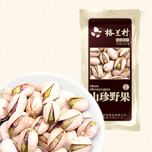  格兰村 伊朗精选焗盐开心果 自然开口 178g  临安特产 零食