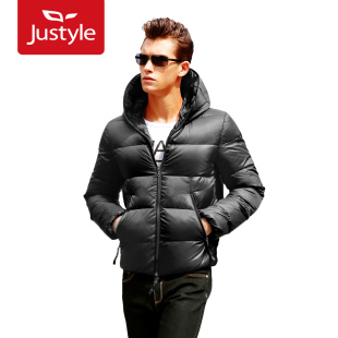  【Justyle】奢侈为邻意大利高端版型双向拉链男士加厚保暖羽绒服