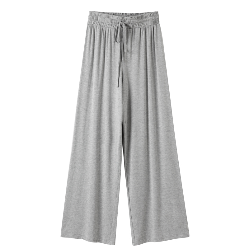 Designer models 2019 Spring and summer Relax modal Easy leisure time Broad leg Mopping the floorin the Women's clothing/Boutique , Pants , Casual pants category - from Buy2taobao.com to provide professional Taobao agent buy service