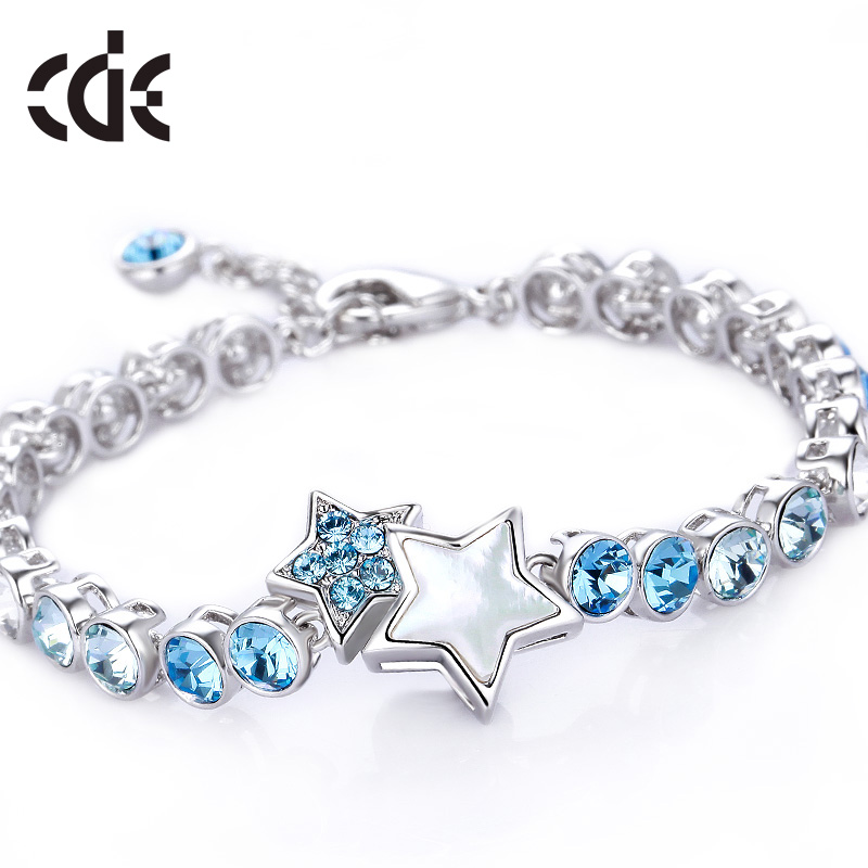 CDE正品 施华洛世奇元素水晶星座手链 女 韩版时尚 情侣饰品 包邮 CDE正品 施华洛世奇元素水晶星座手链 女 韩版时尚 情侣饰品 包邮