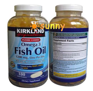  免运费！包美国直邮 Kirkland Omega-3高浓度深海鱼油 180粒