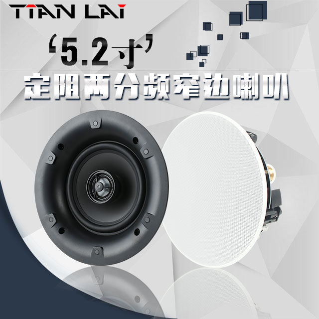 天籁52无源吸顶喇叭高低音同轴分频背景音乐系统配套音箱在类目 影音电器, Hifi音箱/功放/器材, Hifi音箱中 - 来自Buy2taobao.com提供专业的淘宝代购服务