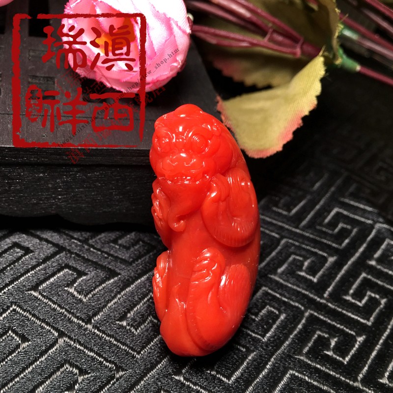 滇西瑞祥 保真保山南紅瑪瑙精品守護瑞獸雕件吊墜男挂件女在類目 飾品/流行首飾/時尚飾品新, 項墜/吊墜中 - 來自Buy2taobao.com提供專業的淘寶代購服務
