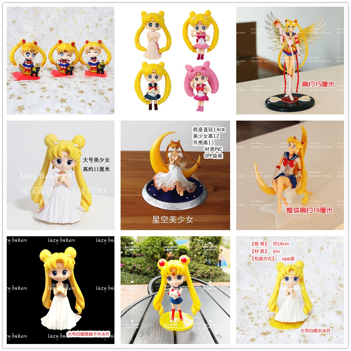 Sailor Moon ins New products scene children Birthday Cake decorate Decoration Doll Garage Kitin the Toy/Childs/Puzzle/Building block/Model , Other Toys category - from Buy2taobao.com to provide professional Taobao agent buy service
