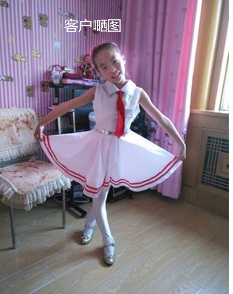 童装舞蹈合唱服礼服女童公主裙集体诗歌朗诵儿童演出服元旦表演服|msdalam kategori Kanak-kanak/Bayi/Keluarga dipasang, Skirt (baru), pakaian - dari Buy2taobao.com untuk memberikan perkhidmatan ejen Taobao profesional membeli