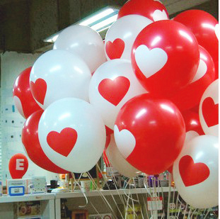 韩国超厚加厚优质糖果色波点结婚礼气球时尚爱心求婚气球布置必备