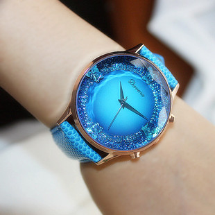 CDE新款 施华洛世奇元素水晶手表 贝壳表盘 时