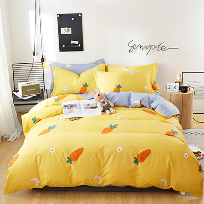 被套单件 纯棉单人1.5m1.8米床双人200x230学生宿舍100%全棉被罩