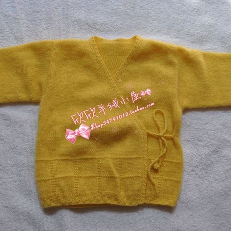 羊绒毛衣 <em>婴儿</em>礼品 <em>宝宝</em>和尚服 <em>新生儿</em>礼物 手工