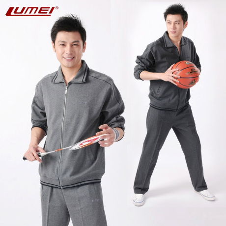 包邮鲁美运动服套装男士 中年男式运动服套装