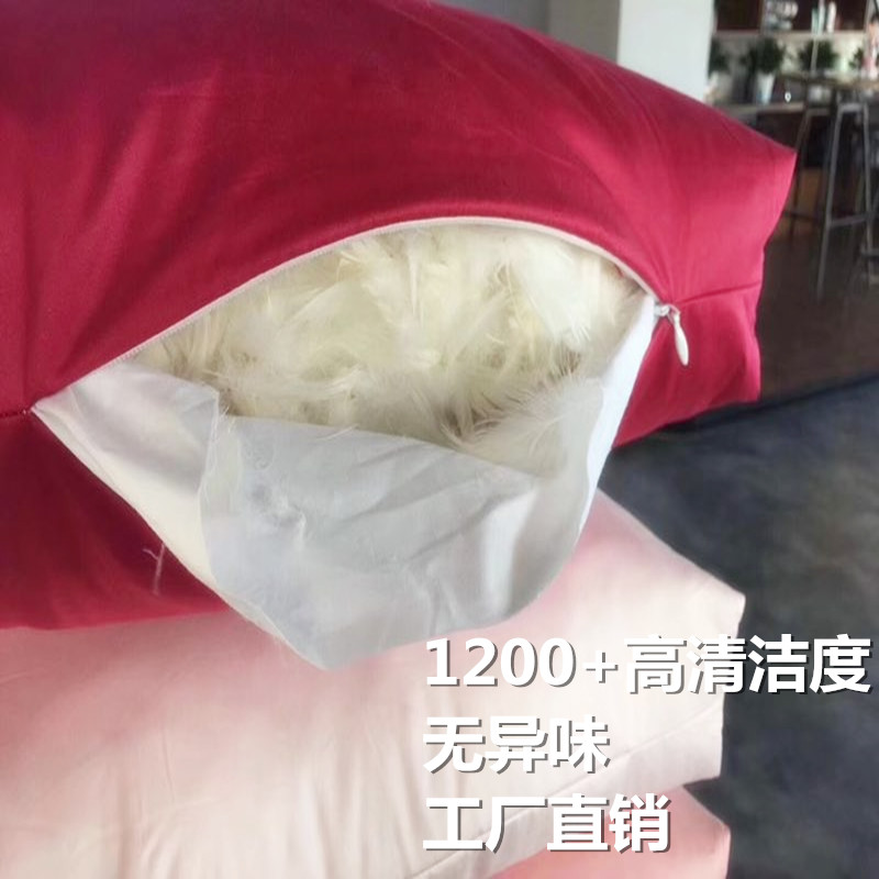 店主自留款工厂直销1200高清洁度100%大片鹅绒毛片单人枕芯包邮在类目 床上用品, 枕头/枕芯/保健枕/颈椎枕中 - 来自Buy2taobao.com提供专业的淘宝代购服务