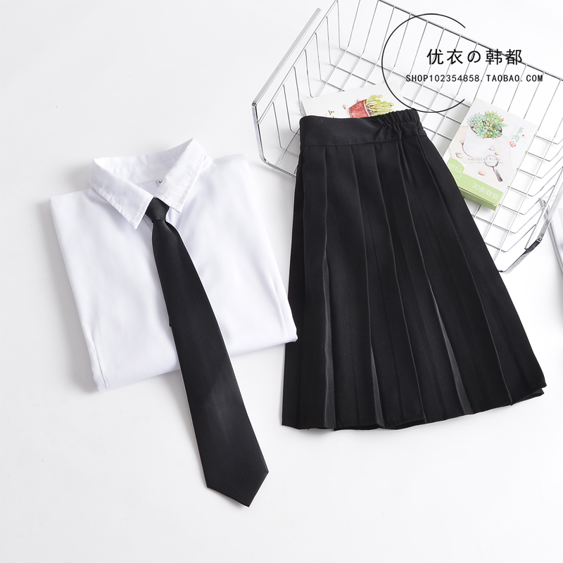 Japan and South Korea Class clothes school uniform Short skirt suit men and women shirt Spring and summer pure cotton student uniform College wind Sailorin the Women's clothing/Boutique , Set/Student uniforms/Work uniforms , Student uniforms category - from Buy2taobao.com to provide professional Taobao agent buy service