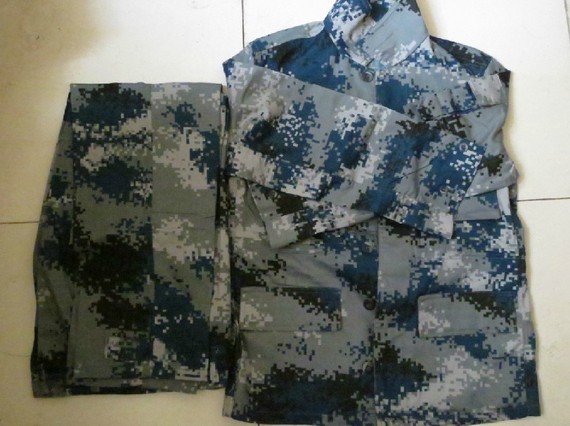 正品D07城市迷彩服 空城迷彩作训服 数码防静