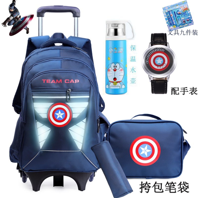 children pull rod schoolbag boy pupil Year 1 3-4 Grade 6 Removable 6-12 The age of Boy schoolbagin the Toy/Childs/Puzzle/Building block/Model , Bags for children/Backpack/Bags , Trolley bag category - from Buy2taobao.com to provide professional Taobao agent buy service
