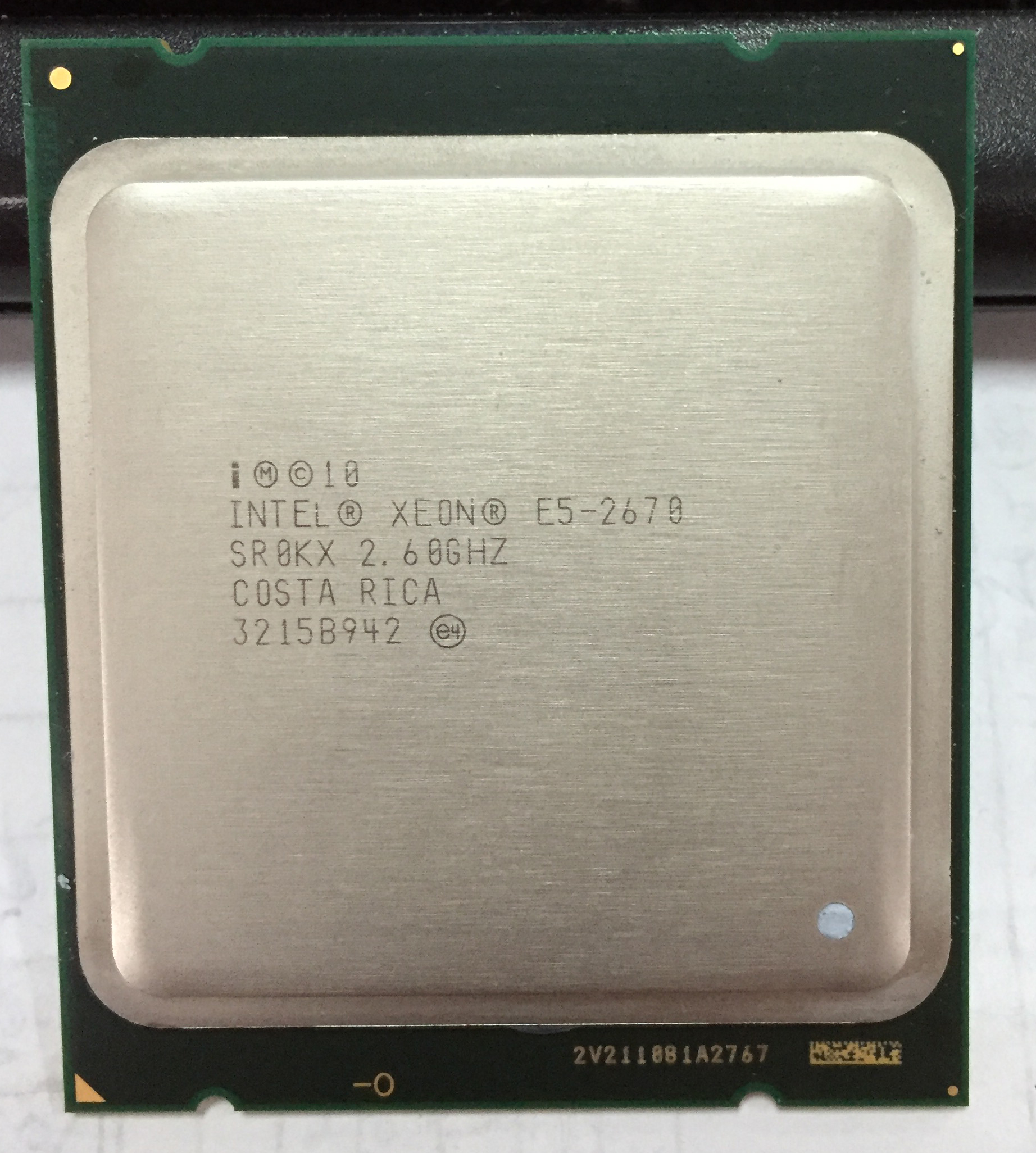 英特尔至强/xeon e5-2670 cpu 八核16线程 2011针正式版 c2步进