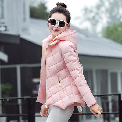 2016冬装新款羽绒棉衣女时尚短款A版型修身小棉袄韩版潮外套加厚
