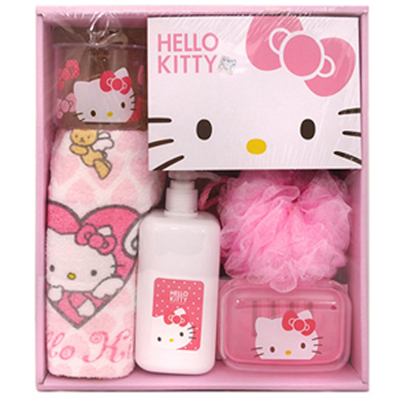 韩国正品hellokitty创意卡通浴室旅游漱口杯卫浴四五件套装在类目 家庭/个人清洁工具, 卫浴用具/卫浴配件, 浴室用品套件中 - 来自Buy2taobao.com提供专业的淘宝代购服务