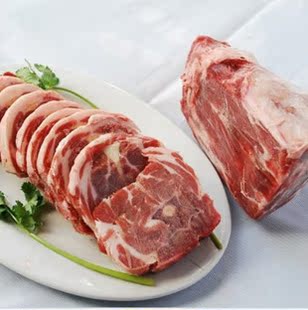  青海藏区羊脖子2斤装 羊脖骨 羊脖片 新鲜羊肉 生羊肉 顺丰包邮