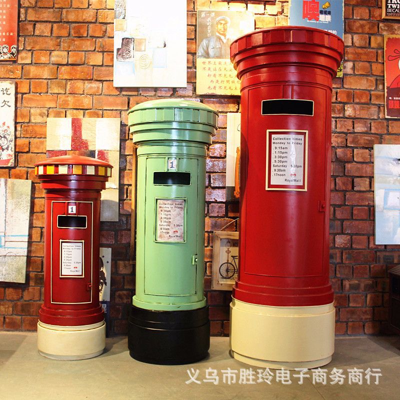 歐式複古紅色郵筒裝飾擺件個性鐵藝模型軟裝攝影道具免費在類目 特色手工藝, 其他特色工藝品中 - 來自Buy2taobao.com提供專業的淘寶代購服務