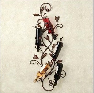 Special Offer Iron art Wine Wine rack Wine Wall hanging Upside down Wine IKEA Wall decorate Special Offerin the Residential furniture , Shelf , Wine category - from Buy2taobao.com to provide professional Taobao agent buy service