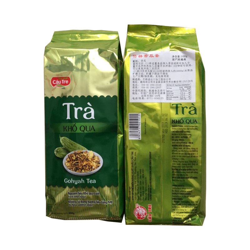 越南进口特产原装正品竹桥牌苦瓜茶苦瓜片200g清热下火 袋装在类目 茶, 代用/花草/水果/再加工茶, 代用/花草茶中 - 来自Buy2taobao.com提供专业的淘宝代购服务