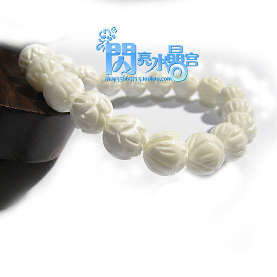 极品AAA级天然砗磲莲花手链10mm (另有8mm-18mm规格齐全) 极品AAA级天然砗磲莲花手链10mm (另有8mm-18mm规格齐全)
