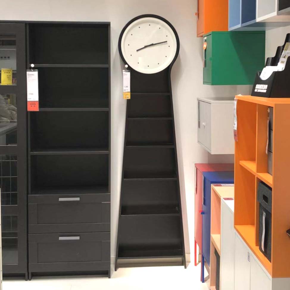 IKEA genuine Panduo Home Furnishing European style Grandfather Clock fashion Simplicity style Bookcase bookshelf Clockin the Home accessories , Home bell ornaments/Alarm Clock , Li Zhong/Grandfather Clock category - from Buy2taobao.com to provide professional Taobao agent buy service