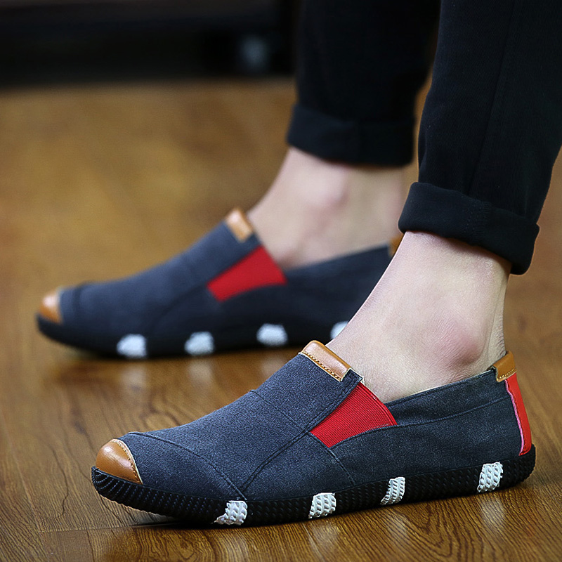 2019 summer Breathable canvas shoes Korean Edition Metrosexual shoes peas Lazy shoes Casual shoes Beijing cloth shoes manin the Men's Shoes, Canvas shoes category - from Buy2taobao.com to provide professional Taobao agent buy service