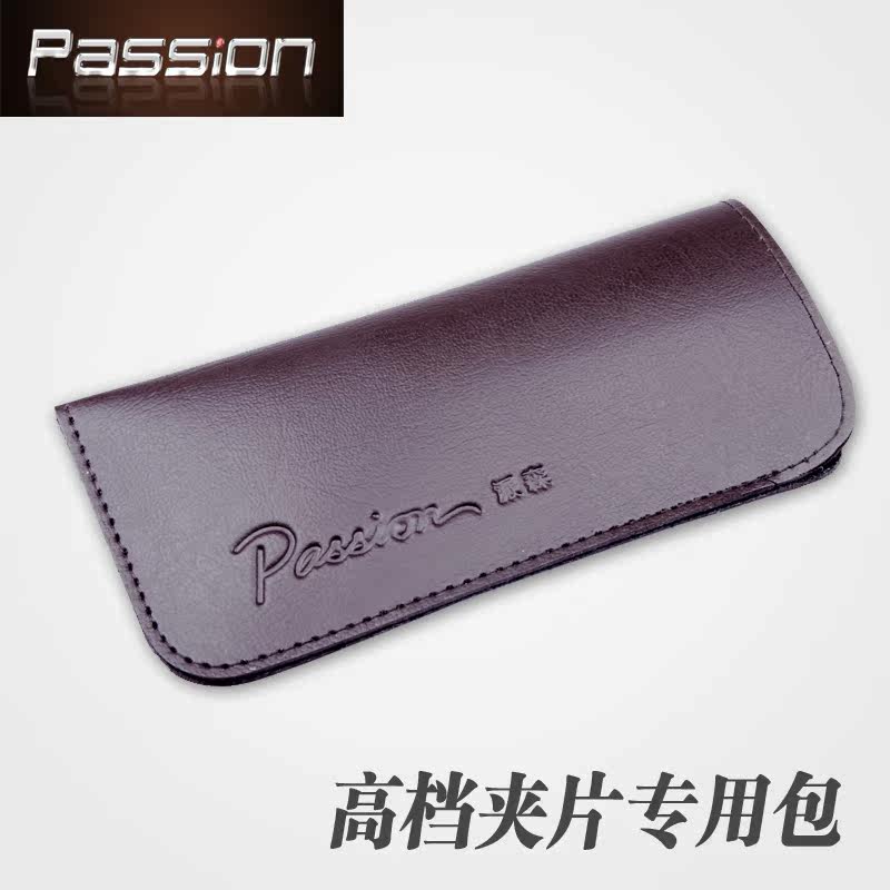 Genuine limited edition leather Parsons clip beautifully soft bag compact splitter clip box