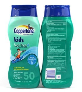 Coppertone水宝宝 kids儿童无泪防晒乳霜 绿瓶
