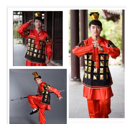 儿童古代士兵服装男孩古装盔甲戏曲表演服装侍卫衣服兵将军服汉服|ruв категории Детская одежда, детей ципао/костюм/национальная одежда, костюм - от Buy2taobao.com для оказания профессиональной услуги покупки агента Taobao