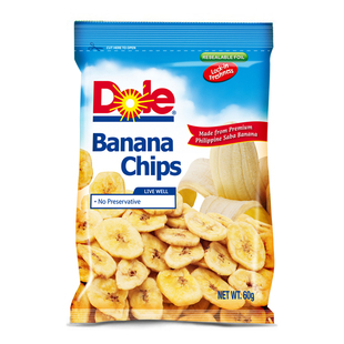  【天猫超市】菲律宾进口水果干 Dole都乐香蕉脆片 60g/包