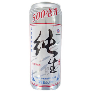  【天猫超市】 青岛金崂纯生啤酒（高罐装）500ML/罐