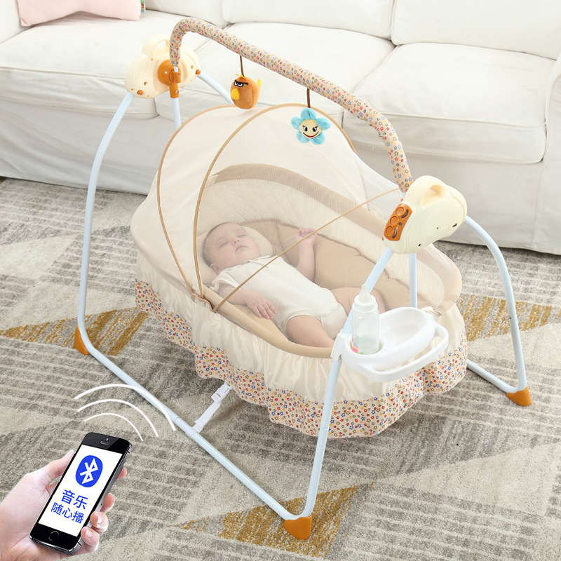 baby intelligence Electric Cradle table Rocking chair Newborn intelligence Artifact Manufactor YBzqqin the Diapers/Care/Feeding/Push lathe , Crib/Crib/Cradle/Chair , Crib/Children's beds category - from Buy2taobao.com to provide professional Taobao agent buy service
