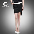 COCO BELLA 2013春季新品欧美范纯色不对称拼接短裙/半身裙DS18 COCO BELLA 2013春季新品欧美范纯色不对称拼接短裙/半身裙DS18