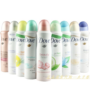 dove/多芬女士香水止汗喷雾 150ml 女性抑汗清爽 正品香港代购