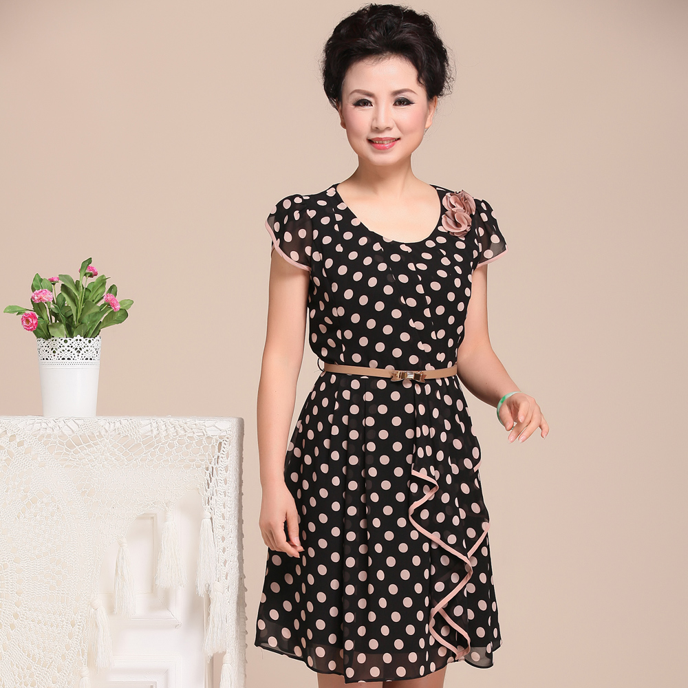 雅诗丽兰 2013中老年女装夏装连衣裙 中年夏季新款时尚修身妈妈装 雅诗丽兰 2013中老年女装夏装连衣裙 中年夏季新款时尚修身妈妈装