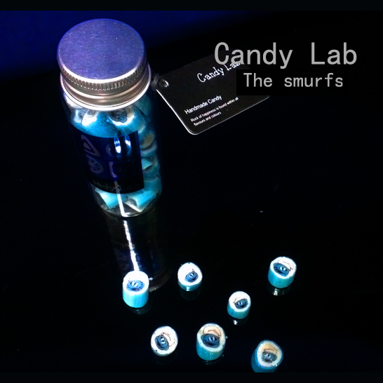 candy lab 澳洲纯手工糖果 创意水果味硬糖 蓝精灵 【笨笨】