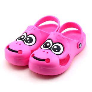  夏季韩版芭比儿童洞洞鞋宝宝凉鞋机能鞋迪斯尼沙滩鞋女童拖鞋