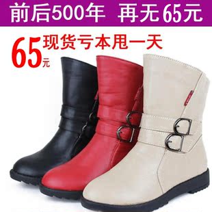  新款女童靴冬季童靴子韩版靴子女童鞋儿童骑士靴女童马丁靴棉靴