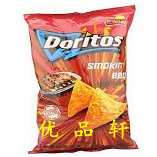  百事膨化食品 台湾进口Doritos多力多滋玉米片198.4g 烟熏烧烤味