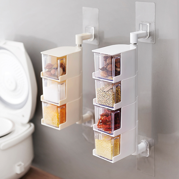 originality Seasoning bottles suit Kitchen Shelf Shelf Free punch Wall hanging Rotary monosodium glutamatein the Kitchen/Cooking utensils , Kitchen Gadgets/Kitchen storage , Storage jars/Kitchen storage containers , Seasoning bottles category - from Buy2taobao.com to provide professional Taobao agent buy service