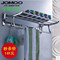 上下架计划:JOMOO/九牧正品全铜浴巾架活动浴巾架折叠毛巾架 特价包邮