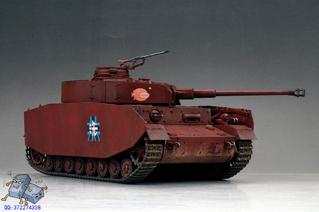 1\/35 四号大洗H 坦克模型 成品